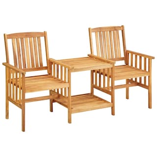 Foto 2 | Foto 2 | Set De Mesa Y Sillón Vidaxl Para Patio Balcón Madera De Acacia - Venta Internacional.