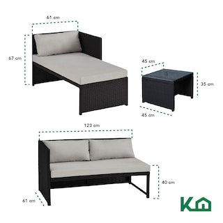 Foto 5 | Foto 5 | Sala Exterior Esquinera Izquierda Mueble Jardín Ratan Sofa