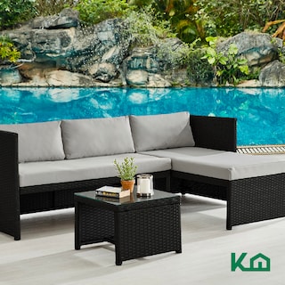 Foto 7 | Foto 7 | Sala Exterior Esquinera Izquierda Mueble Jardín Ratan Sofa