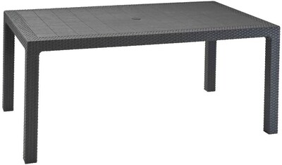 Foto 1 | Foto 1 | Mesa De Comedor De Jardin Melody Color Gris Grafito 6 Personas