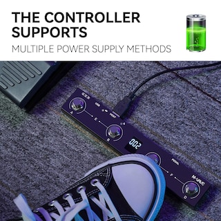 Foto 7 | Foto 7 | Controlador De Pie Inalámbrico Page Turner Pedal Midi M-vave Chocolate Plus - Venta Internacional.