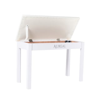 Foto 5 | Foto 5 | Banco Doble para Piano Aureal B110T WH color Blanco