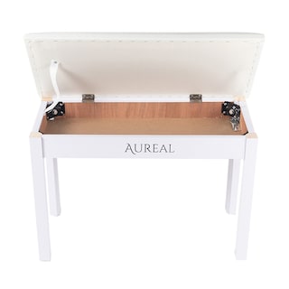 Foto 6 | Foto 6 | Banco Doble para Piano Aureal B110T WH color Blanco