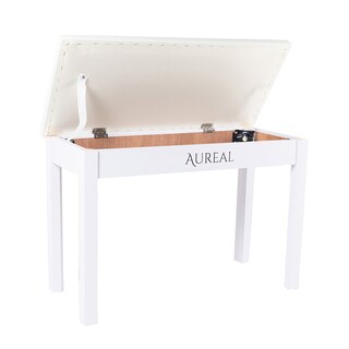 Foto 7 | Foto 7 | Banco Doble para Piano Aureal B110T WH color Blanco