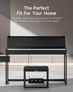 Foto 2 | Foto 2 | Banco Para Piano Donner Dkb-200 Home Style Resistente A La Corrosión - Venta Internacional.