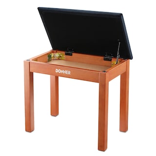 Foto 1 | Foto 1 | Banco Para Piano Donner Con Almacenamiento Y Teclado De Madera Maciza Con Cojín - Venta Internacional.