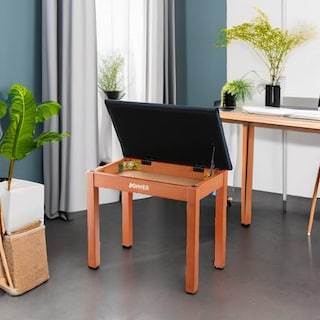 Foto 5 | Foto 5 | Banco Para Piano Donner Con Almacenamiento Y Teclado De Madera Maciza Con Cojín - Venta Internacional.