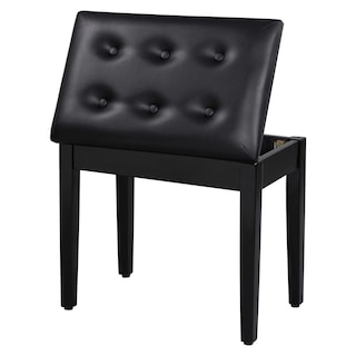 Foto 1 | Foto 1 | Banco De Piano Songmics, Cojín Acolchado Con Almacenamiento Negro Ulpb55h - Venta Internacional.
