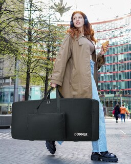 Foto 7 | Foto 7 | Funda De Teclado Donner Para Piano Eléctrico Portátil De 61 Teclas, Color Negro - Venta Internacional.