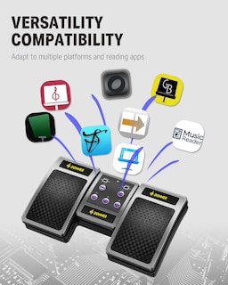 Foto 4 | Foto 4 | Pedal Donner Inalámbrico Page Turner Para Tabletas Y Teléfonos - Venta Internacional.