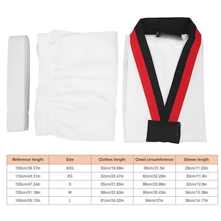 Foto 2 | Foto 2 | Uniforme De Taekwondo Dilwe Kids Con Cinturón Para Niños Y Niñas (xs) - Venta Internacional.