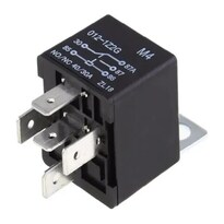 Revelador Extremen Relay de 10 pz/ 5 patas/ 30a/ 12v color Negro