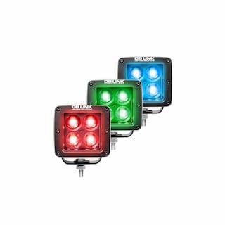 Foto 2 | Foto 2 | Faros Cuadrados RGB DB Link Dbsm4d-k-rgb 1080 Lm 6000k 4''