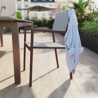 Foto 6 | Foto 6 | Silla Para Comedor De Jardín/ Exterior Con Descansabrazos