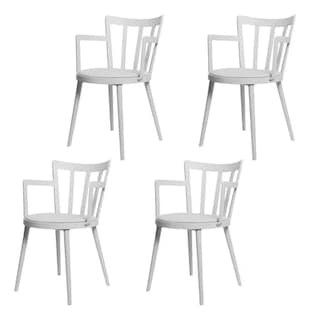 Foto 1 | Foto 1 | Set De 4 Sillas Modernas Para Comedor Desayunador Interior Exterior Pvc