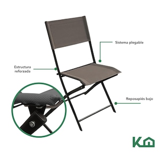 Foto 3 | Foto 3 | Juego De Jardin 6 Piezas Sillas Exterior Mesa Con Sombrilla