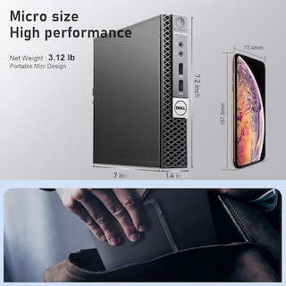 Foto 6 | Foto 6 | Miniordenador Dell Optiplex 7040 Micro Intel Core I7-6700t De 16 Gb De Ram - Venta Internacional