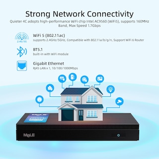 Foto 4 | Foto 4 | Mini PC MeLE N100 sin Ventilador 16 GB RAM 512 GB SSD 2X HDMI 4K - Venta Internacional