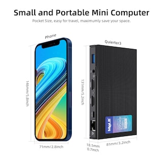 Foto 5 | Foto 5 | Mini Pc Mele Quieter3q Celeron N5105 Sin Ventilador 16 Gb 512 Gb 4k @60 - Venta Internacional