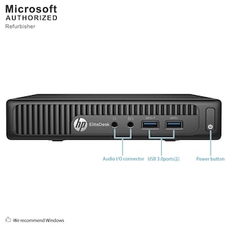 Foto 3 | Foto 3 | Ordenador Pequeño Hp Elitedesk 800 G1 Renovado Micro Tower Pc - Venta Internacional.