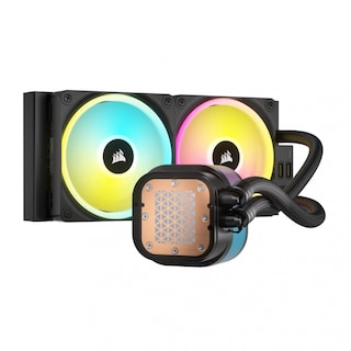 Foto 3 | Foto 3 | Corsair Icue Link H100i Rgb Aio Enfriamiento Líquido Para Cpu, 2x 120mm, 480-2400rpm, Negro
