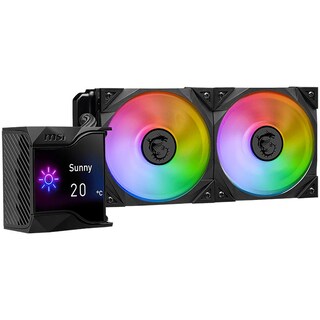 Foto 2 | Foto 2 | Enfriamiento Liquido Msi Mpg Coreliquid D240 Argb Pwm 2800rpm Lga 1700 Am5 Negro