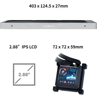 Foto 3 | Foto 3 | Enfriador Líquido Lian Li Hydroshift Lcd 360 Para Pc - Negro - Venta Internacional.