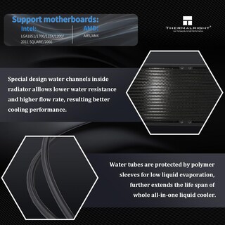 Foto 3 | Foto 3 | Enfriador Aio Para Cpu Thermalright Fw360 Negro Argb 360 Mm Con Pantalla Lcd - Venta Internacional.