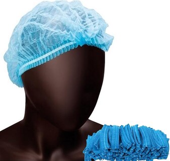 Foto 1 | Foto 1 | Cofia Plisada Gorro Desechable Para Paciente - 100 Piezas
