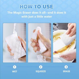 Foto 6 | Foto 6 | Esponja Limpiadora Squish Magic Eraser Paquete De 18 Con Espuma De Melamina - Venta Internacional.