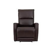 Sillón Reclinable Eléctrico de Piel Cosmobel Jermell Marrón