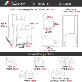 Foto 2 | Foto 2 | Sofa Reclinable Premium Syracuse