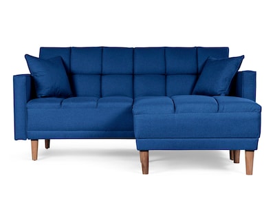 Foto 2 | Foto 2 | Sala Modular Sofá Cama Reversible de Lino Azul Mykolo Makora