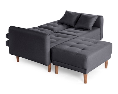 Foto 5 | Foto 5 | Sala Modular Sofá Cama Reversible de Lino Gris Oxford Modelo Cinnamon Makora