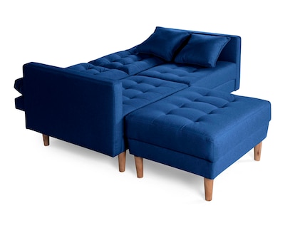 Foto 5 | Foto 5 | Sala Modular Sofá Cama Reversible de Lino Azul Modelo Jerome