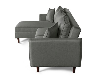 Foto 3 | Foto 3 | Sala Modular Makora Analia Gris Claro Magic 3 posiciones con Beehive Memory Foam