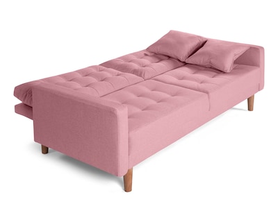 Foto 4 | Foto 4 | Sofá Cama de Lino Palo de Rosa Modelo Encore