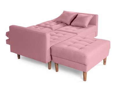 Foto 5 | Foto 5 | Sala Modular Sofá Cama Reversible de Lino Rosa Boxsofa Jerome