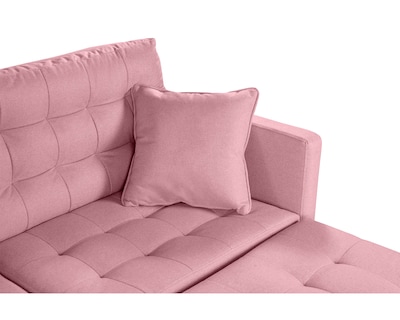 Foto 6 | Foto 6 | Sala Modular Sofá Cama Reversible de Lino Rosa Boxsofa Jerome