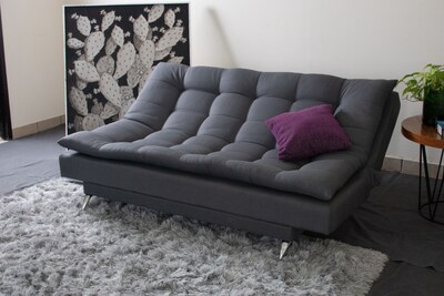 Foto 2 | Foto 2 | Sofá Cama M & E Muebles Carmen Gris Oxford De 3 Posiciones