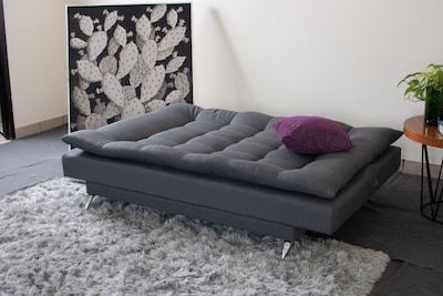 Foto 3 | Foto 3 | Sofá Cama M & E Muebles Carmen Gris Oxford De 3 Posiciones
