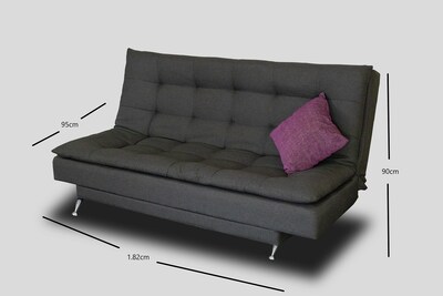 Foto 5 | Foto 5 | Sofá Cama M & E Muebles Carmen Gris Oxford De 3 Posiciones