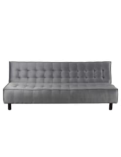Foto 2 | Foto 2 | Sofá Cama M & E Muebles Milio Gris Claro Denim De 3 Posiciones Individual