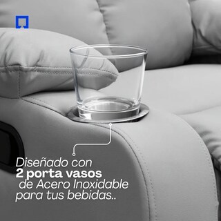 Foto 5 | Foto 5 | Reclinable Giratorio Tactopiel Manual Moderno Mecedora