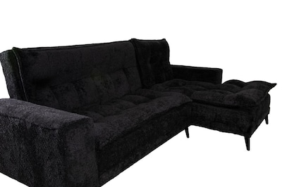 Foto 7 | Foto 7 | Sala Esquinera M & E Muebles Jennifer Negro Derecha 3 Posiciones