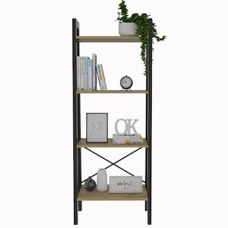 Foto 1 | Foto 1 | Librero Escalera Ferrato color Duna Virtual Muebles