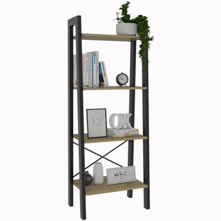 Foto 5 | Foto 5 | Librero Escalera Ferrato color Duna Virtual Muebles