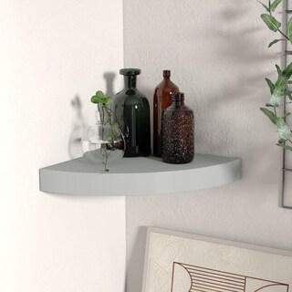 Foto 2 | Foto 2 | Estante De Esquina Flotante Vidaxl Gris En Forma De Panal De Abeja  Metal - Venta Internacional.