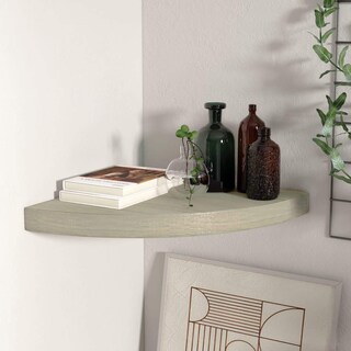 Foto 2 | Foto 2 | Estante De Esquina Flotante Vidaxl Con Acabado En Forma De Panal De Abeja Mdf - Venta Internacional.