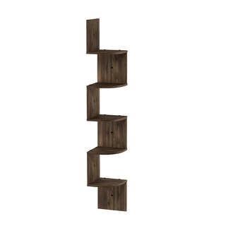 Foto 4 | Foto 4 | Estante De Esquina Flotante Furinno Rossi Para Montaje En Pared  5 Niveles - Venta Internacional.